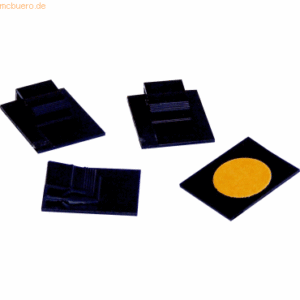 Laurel Klebeklip Clib Tab selbstklebend 20x24 mm VE=100 Stück schwarz
