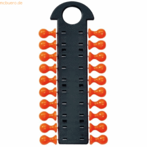 Laurel Pinwand/Markierungsnadel-Magazin 8x14mm orange