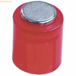 Laurel Magnet Zylinder 14x9mm bis 1900g VE=6 Stück kristallrot