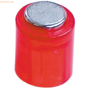 10 x Laurel Magnet Power Zylinder 14x19mm VE=6 Stück rot