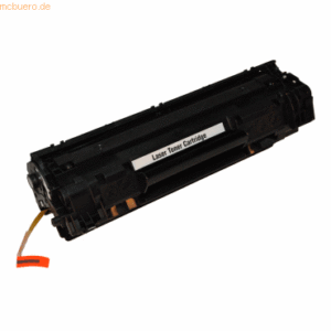 mcbuero.de Toner Cartridge Jumbo kompatibel mit HP CB436A schwarz