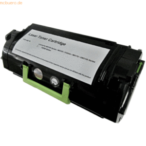 mcbuero.de Toner kompatibel mit Lexmark 24B6015 schwarz