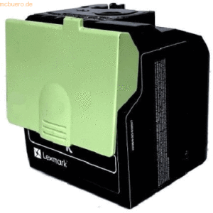 mcbuero.de Toner Cartridge kompatibel mit Lexmark 75C2XK0 schwarz