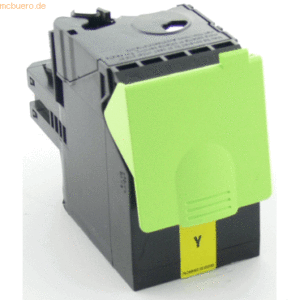mcbuero.de Toner Cartridge kompatibel mit Lexmark C242XY0 yellow
