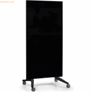 Legamaster Glasboard Mobile 90x175cm schwarz