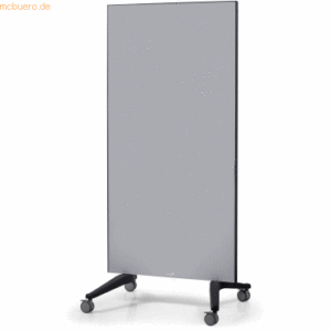 Legamaster Glasboard Mobile 90x175cm grau