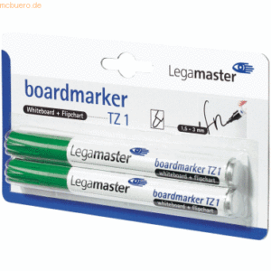 10 x Legamaster Boardmarker TZ 1 2 Stück grün