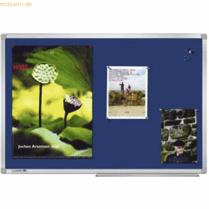 5 x Legamaster Pinboard Universal Textil 45x60cm blau