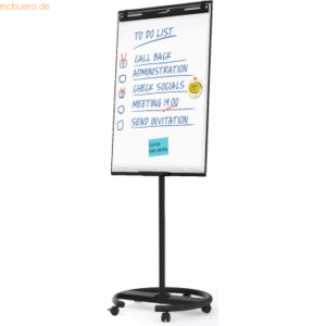 Legamaster Flipchart Economy Triangle mobil 105x68cm schwarz/grau