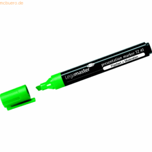 10 x Legamaster Presentation Marker TZ 41 grün Keilspitze