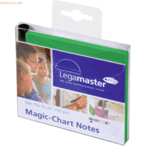 Legamaster Magic-Chart Notes 10x10cm VE=100 Stück grün