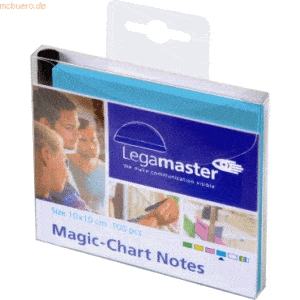 Legamaster Magic-Chart Notes 10x10cm VE=100 Stück blau