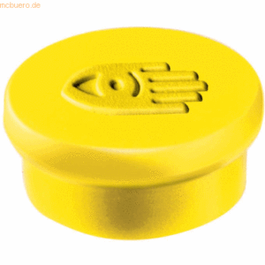 Legamaster Haftmagnete 10mm Durchmesser gelb VE=10 Stück