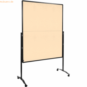 Legamaster Moderationswand Premium Plus 120x150cm klappbar Filz beige