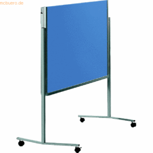 Legamaster Moderationswand Premium klappbar mobil 120x150cm blaugrau