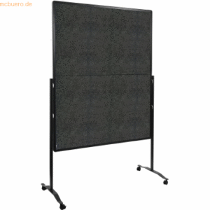 Legamaster Moderationswand Premium Plus 120x150cm klappbar Filz anthra