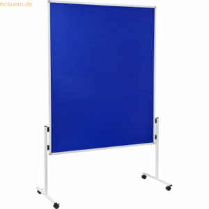 Legamaster Moderationswand Economy Filz 150x120cm blau