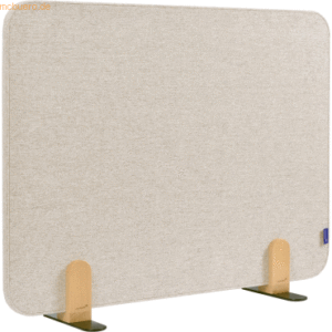 Legamaster Akustik-Tischtrennwand Elements Textil 60x80cm beige mit Ha