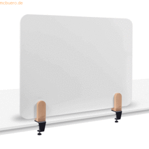 Legamaster Whiteboard-Tischtrennwand Elements 60x80cm mit Tischklammer