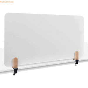 Legamaster Whiteboard-Tischtrennwand Elements 60x120cm mit Tischklamme