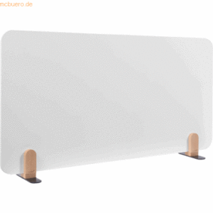 Legamaster Whiteboard-Tischtrennwand Elements 60x120cm mit Halterungen