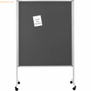 Legamaster Multiboard XL Whiteboard/Pinboard 120x150cm grau