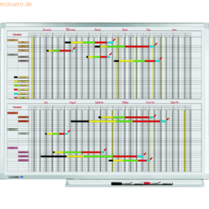 Legamaster Jahresplaner im Halbjahresformat Professional 120x90