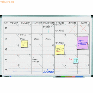 Legamaster Mehrzweckplaner Premium 90x60 magnetisch weiß