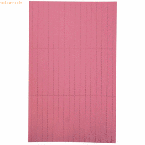 Legamaster Einlegeetikett für Etikettenträger 20x60mm rosa