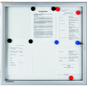 Legamaster Schaukasten Premium Whiteboard für den Außenbereich 73x3