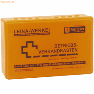 Leina-Werke Betriebsverbandskasten DIN 13157 255x166x80mm mit Wandhalt