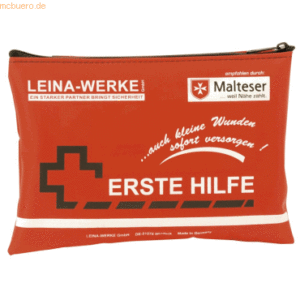 Leina-Werke Erste-Hilfe-Set mobil 185x130mm in Nylontasche rot