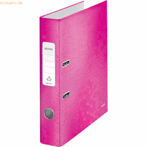 Leitz Ordner Wow A4 Kunststoff 52mm pink metallic