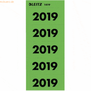 Leitz Inhaltsschild 2019 selbstklebend VE=100 Stück grün