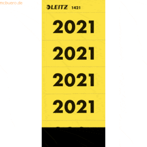 Leitz Inhaltsschild 2021 selbstklebend VE=100 Stück gelb