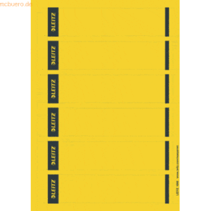 Leitz Ordnerrückenschilder 39x192mm für PC gelb VE=150 Stück