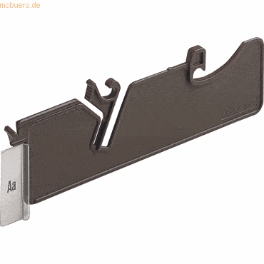 25 x Leitz Pendelleitkarte 68x227mm braun