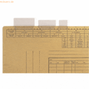 50 x Leitz Vollsichtreiter für Einstellmappen 60mm 4-zeilig transparen