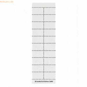 Leitz Blanko-Schildchen 25x15mm weiß VE=200 Stück