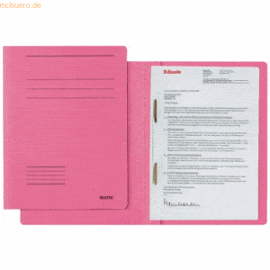 25 x Leitz Schnellhefter Fresh A4 Pendarec-Karton (RC) pink