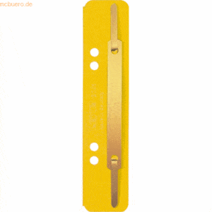 250 x Leitz Heftstreifen Karton 35x158mm gelb