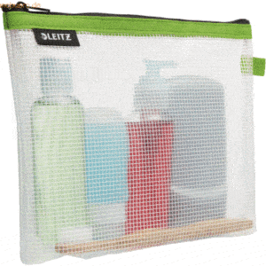 Leitz Traveller Zip-Kosmetikbeutel Wow 24x17x3cm wasserabweisend grün