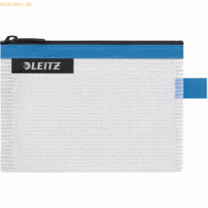 10 x Leitz Traveller Zip-Beutel Wow S A6 wasserabweisend blau