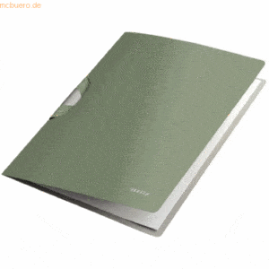 6 x Leitz Cliphefter Style ColorClip A4 PP ca. 40 Blatt seladon grün