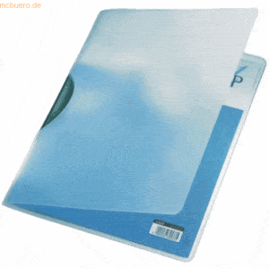 10 x Leitz Bewerbungsset ColorClip Bewerbungsmappe + Umschlag blau