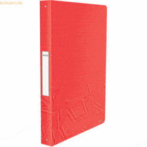 10 x Leitz Ringbuch Urban Chic A4 PP 4 Ringe rot