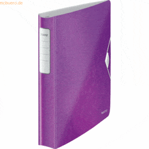 Leitz Ringbuch Active Wow A4 4 Ringe 30mm violett