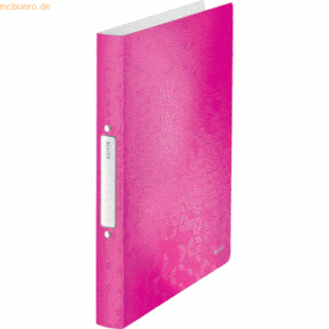 Leitz Ringbuch Wow A4 2 Ringe 25mm pink metallic