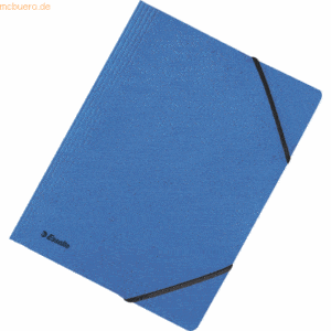 Esselte Eckspanner A4 390g/qm für 250 Blatt blau