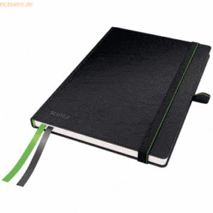 Leitz Notizbuch Complete A5 blanko 80 Blatt schwarz